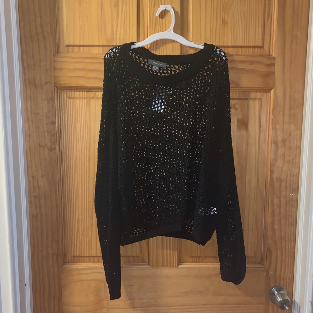 AIRY OPEN STITCH SWEATER